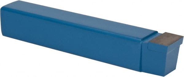 Interstate - 1 x 1" Shank, Square Nose Single Point Tool Bit - C-16, Grade C6 - Exact Tooling
