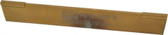 Made in USA - 5/32 Inch Wide x 11/16 Inch High x 5 Inch Long, Parallel Blade, Cutoff Blade - Micrograin Grade, TiN Coated - Exact Tooling