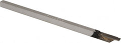 Accupro - 1/4 x 1/4" Shank, Cutoff & Grooving Single Point Tool Bit - RC-250040 - Exact Tooling