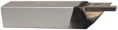 Accupro - 3/4 x 3/4" Shank, Cutoff & Grooving Single Point Tool Bit - RC-750125, Grade Micrograin - Exact Tooling