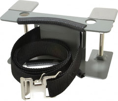 Made in USA - 4-1/4" Long x 8" Wide x 4-1/4" High, Gas Bench Mount Cylinder Bracket - Fits 4, 5, 6, 7, 8, 9, 10, 11, 12, 13, 14" Diameter Cylinders - Exact Tooling