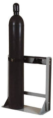 Made in USA - 12" Long x 28" Wide x 30" High, Gas Two Cylinder Wall/Floor Stand - Fits 4, 5, 6, 7, 8, 9, 10, 11, 12" Diameter Cylinders - Exact Tooling