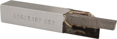 Accupro - 5/8 x 5/8" Shank, Cutoff & Grooving Single Point Tool Bit - LC-625187, Grade Micrograin - Exact Tooling