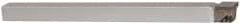 Accupro - 3/8 x 3/8" Shank, Square Nose Single Point Tool Bit - C-375, Grade Micrograin - Exact Tooling