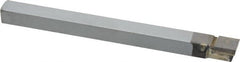 Accupro - 7/16 x 7/16" Shank, Square Nose Single Point Tool Bit - C-437, Grade Micrograin - Exact Tooling
