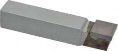 Accupro - 3/4 x 3/4" Shank, Square Nose Single Point Tool Bit - C-750, Grade Micrograin - Exact Tooling