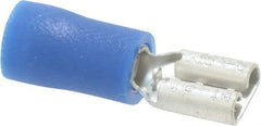 Ideal - 16 to 14 AWG, Vinyl, Fully Insulated, Female Wire Disconnect - Blue, cUL Listed, RoHS Compliant, UL Listed - Exact Tooling