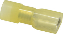 Ideal - 12 to 10 AWG, Vinyl, Fully Insulated, Female Wire Disconnect - 1/4 Inch Wide Tab, Yellow, cUL Listed, RoHS Compliant, UL Listed 774A - Exact Tooling