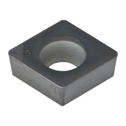 Kennametal - CCGW32.52 S0415M Grade KB5625 PCBN Turning Insert - TiAlN Finish, 80° Diamond, 3/8" Inscr Circle, 5/32" Thick, 1/32" Corner Radius - Exact Tooling