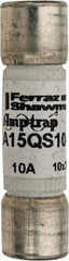 Ferraz Shawmut - 150 VAC/VDC, 10 Amp, Fast-Acting Semiconductor/High Speed Fuse - Clip Mount, 1-1/2" OAL, 100 at AC, 50 at DC kA Rating, 13/32" Diam - Exact Tooling