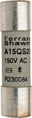 Ferraz Shawmut - 150 VAC/VDC, 20 Amp, Fast-Acting Semiconductor/High Speed Fuse - Clip Mount, 1-1/2" OAL, 100 at AC, 50 at DC kA Rating, 13/32" Diam - Exact Tooling