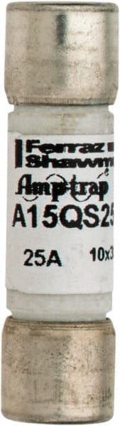 Ferraz Shawmut - 150 VAC/VDC, 25 Amp, Fast-Acting Semiconductor/High Speed Fuse - Clip Mount, 1-1/2" OAL, 100 at AC, 50 at DC kA Rating, 13/32" Diam - Exact Tooling