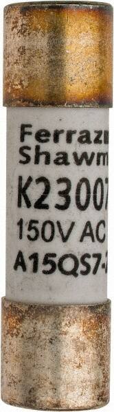 Ferraz Shawmut - 150 VAC/VDC, 7 Amp, Fast-Acting Semiconductor/High Speed Fuse - Clip Mount, 1-1/2" OAL, 100 at AC, 50 at DC kA Rating, 13/32" Diam - Exact Tooling