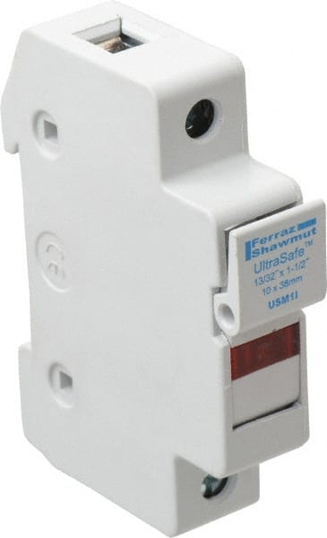 Ferraz Shawmut - 1 Pole, 1000 VDC and 800 VAC, 30 Amp, DIN Rail Mount Fuse Holder - Compatible with CC Class, 1-1/2 Inch Long x 0.69 Inch Wide and 13/32 Inch Diameter Fuse - Exact Tooling
