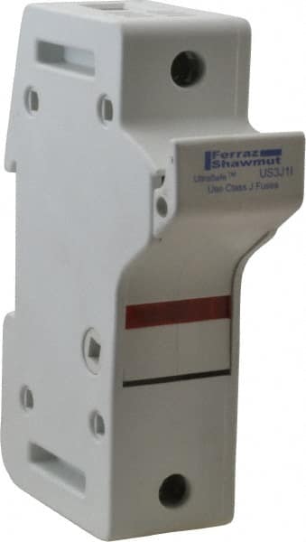 Ferraz Shawmut - 1 Pole, 600 VAC/VDC, 30 Amp, DIN Rail Mount Fuse Holder - Compatible with J Class, 58mm Long x 1.28 Inch Wide and 22mm Diameter Fuse - Exact Tooling