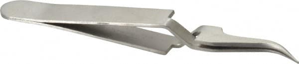 Value Collection - 4-11/32" OAL N7 Reverse Action Tweezers - Curved Fine Point - Exact Tooling