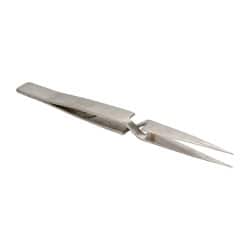 Value Collection - 4-7/8" OAL NAA Reverse Action Tweezers - Long & Strong Point - Exact Tooling