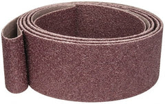 3M - 2" Wide x 132" OAL, 36 Grit, Aluminum Oxide Abrasive Belt - Aluminum Oxide, Very Coarse, Coated, X Weighted Cloth Backing, Series 341D - Exact Tooling