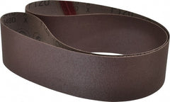 3M - 2-1/2" Wide x 48" OAL, 120 Grit, Aluminum Oxide Abrasive Belt - Aluminum Oxide, Fine, Coated, X Weighted Cloth Backing, Series 341D - Exact Tooling
