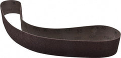 3M - 2-1/2" Wide x 48" OAL, 36 Grit, Aluminum Oxide Abrasive Belt - Aluminum Oxide, Very Coarse, Coated, X Weighted Cloth Backing, Series 341D - Exact Tooling