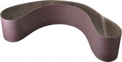 3M - 4" Wide x 54" OAL, 40 Grit, Aluminum Oxide Abrasive Belt - Aluminum Oxide, Coarse, Coated, X Weighted Cloth Backing, Series 341D - Exact Tooling