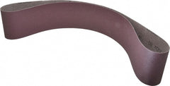 3M - 4" Wide x 54" OAL, 80 Grit, Aluminum Oxide Abrasive Belt - Aluminum Oxide, Medium, Coated, X Weighted Cloth Backing, Series 341D - Exact Tooling