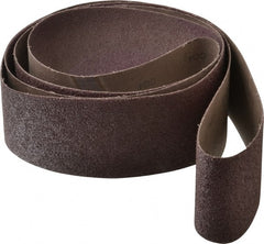 3M - 4" Wide x 132" OAL, 36 Grit, Aluminum Oxide Abrasive Belt - Aluminum Oxide, Very Coarse, Coated, X Weighted Cloth Backing, Series 341D - Exact Tooling