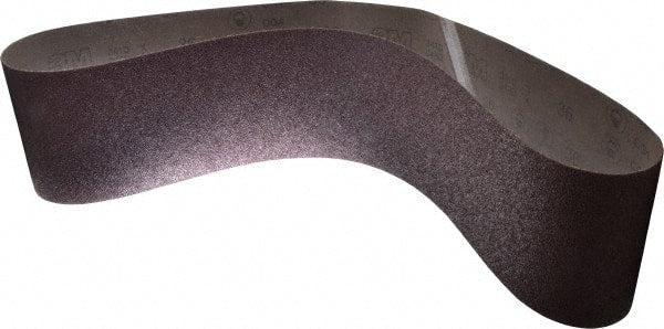 3M - 6" Wide x 60" OAL, 36 Grit, Aluminum Oxide Abrasive Belt - Aluminum Oxide, Very Coarse, Coated, X Weighted Cloth Backing, Series 341D - Exact Tooling