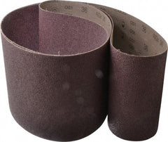 3M - 8" Wide x 107" OAL, 36 Grit, Aluminum Oxide Abrasive Belt - Aluminum Oxide, Very Coarse, Coated, X Weighted Cloth Backing, Series 341D - Exact Tooling