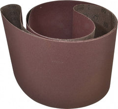 3M - 8" Wide x 107" OAL, 80 Grit, Aluminum Oxide Abrasive Belt - Aluminum Oxide, Medium, Coated, X Weighted Cloth Backing, Series 341D - Exact Tooling