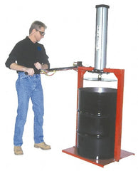 Made in USA - Air Powered Compactor - 2,600 Lb (100 psi) & 3,900 Lb (150 psi), 76" High x 36" Wide x 27" Deep - Exact Tooling
