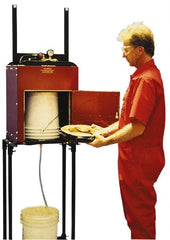 Made in USA - Trash Compactor/Crusher Floor Stand - 37" High, For 10001655 Crushers - Exact Tooling