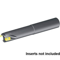 Kennametal - 32mm Cut Diam, 32mm Shank Diam, 200mm OAL, Indexable Square Shoulder End Mill - Cylindrical Shank, 0° Lead Angle - Exact Tooling