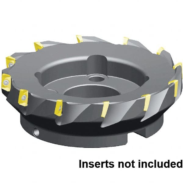 Kennametal - 100mm Cut Diam, 32mm Arbor Hole Diam, Indexable Square-Shoulder Face Mill - Exact Tooling