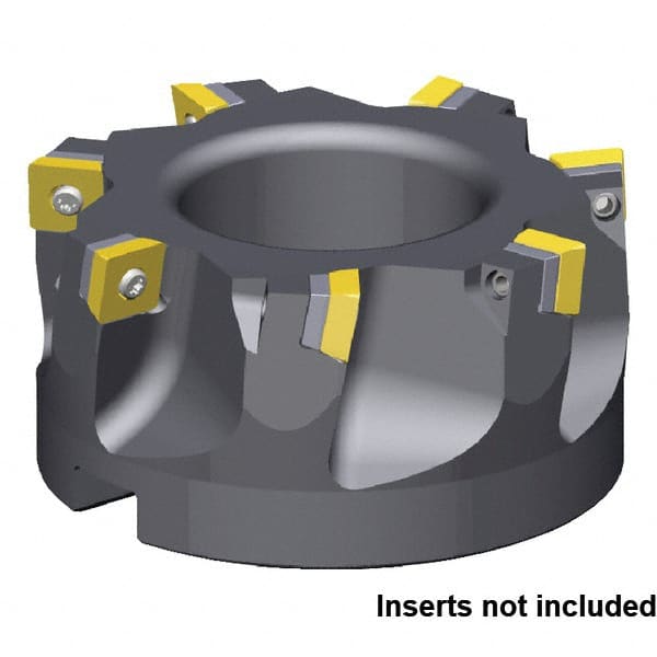 Kennametal - 10" Cut Diam, 2-1/2" Arbor Hole Diam, Indexable Square-Shoulder Face Mill - Exact Tooling