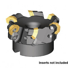 Kennametal - 63mm Cut Diam, 22mm Arbor Hole Diam, Indexable Square-Shoulder Face Mill - Exact Tooling