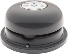 Edwards Signaling - 6" Diam, 120 VAC Bell - 0.07 Amps, 92 Decibles at 10', Vibrating, Waterproof - Exact Tooling