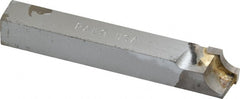 Accupro - 3-1/2 Inch Long, 9/32 Inch Radius, Left Hand, Concave, RAL Style Radius Cutting Tool Bit - 1/2 Inch Long Tip, 1/8 Inch Thick, 1/2 Inch Shank Square, Carbide Tip - Exact Tooling