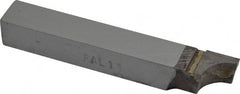 Accupro - 3-1/2 Inch Long, 11/32 Inch Radius, Left Hand, Concave, RAL Style Radius Cutting Tool Bit - 1/2 Inch Long Tip, 1/8 Inch Thick, 1/2 Inch Shank Square, Carbide Tip - Exact Tooling