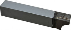Accupro - 4-1/2 Inch Long, 1/2 Inch Radius, Left Hand, Concave, RAL Style Radius Cutting Tool Bit - 3/4 Inch Long Tip, 3/16 Inch Thick, 3/4 Inch Shank Square, Carbide Tip - Exact Tooling