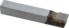 Accupro - 2-1/2 Inch Long, 1/32 Inch Radius, Right Hand, Convex, RXD Style Radius Cutting Tool Bit - 3/8 Inch Long Tip, 3/32 Inch Thick, 3/8 Inch Shank Square, Carbide Tip - Exact Tooling