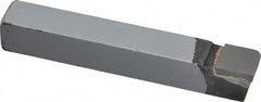 Accupro - 2-1/2 Inch Long, 3/32 Inch Radius, Right Hand, Convex, RXD Style Radius Cutting Tool Bit - 3/8 Inch Long Tip, 3/32 Inch Thick, 3/8 Inch Shank Square, Carbide Tip - Exact Tooling
