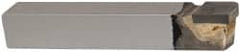 Accupro - 2-1/2 Inch Long, 1/8 Inch Radius, Right Hand, Convex, RXD Style Radius Cutting Tool Bit - 3/8 Inch Long Tip, 3/32 Inch Thick, 3/8 Inch Shank Square, Carbide Tip - Exact Tooling