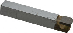 Accupro - 2-1/2 Inch Long, 5/32 Inch Radius, Right Hand, Convex, RXD Style Radius Cutting Tool Bit - 3/8 Inch Long Tip, 3/32 Inch Thick, 3/8 Inch Shank Square, Carbide Tip - Exact Tooling