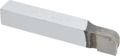 Accupro - 2-1/2 Inch Long, 3/16 Inch Radius, Right Hand, Convex, RXD Style Radius Cutting Tool Bit - 3/8 Inch Long Tip, 3/32 Inch Thick, 3/8 Inch Shank Square, Carbide Tip - Exact Tooling