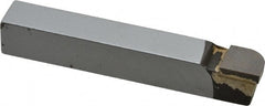 Accupro - 2-1/2 Inch Long, 7/32 Inch Radius, Right Hand, Convex, RXD Style Radius Cutting Tool Bit - 3/8 Inch Long Tip, 3/32 Inch Thick, 3/8 Inch Shank Square, Carbide Tip - Exact Tooling