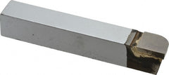 Accupro - 4-1/2 Inch Long, 13/32 Inch Radius, Right Hand, Convex, RXD Style Radius Cutting Tool Bit - 3/4 Inch Long Tip, 3/16 Inch Thick, 3/4 Inch Shank Square, Carbide Tip - Exact Tooling