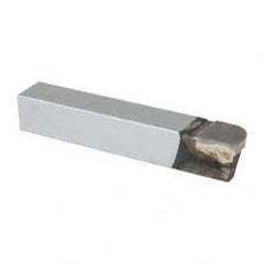 Accupro - 4-1/2 Inch Long, 7/16 Inch Radius, Right Hand, Convex, RXD Style Radius Cutting Tool Bit - 3/4 Inch Long Tip, 3/16 Inch Thick, 3/4 Inch Shank Square, Carbide Tip - Exact Tooling