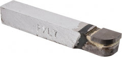Accupro - 2-1/2 Inch Long, 7/32 Inch Radius, Left Hand, Convex, RXL Style Radius Cutting Tool Bit - 3/8 Inch Long Tip, 3/32 Inch Thick, 3/8 Inch Shank Square, Carbide Tip - Exact Tooling