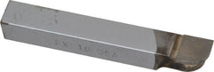 Accupro - 3-1/2 Inch Long, 5/16 Inch Radius, Left Hand, Convex, RXL Style Radius Cutting Tool Bit - 1/2 Inch Long Tip, 1/8 Inch Thick, 1/2 Inch Shank Square, Carbide Tip - Exact Tooling